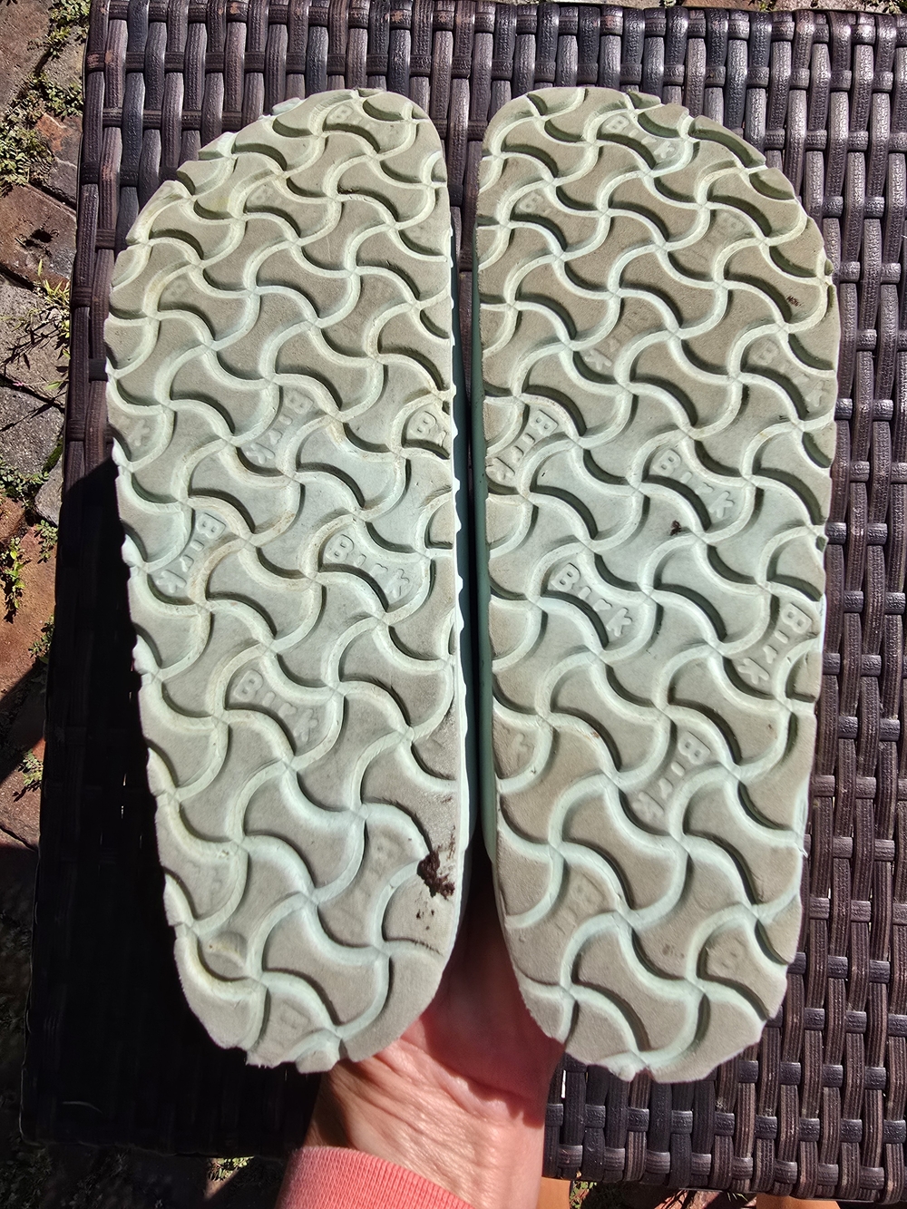 Birkenstock Arizona EVA Women's Sandals in Mint Green - Picture 6 of 11